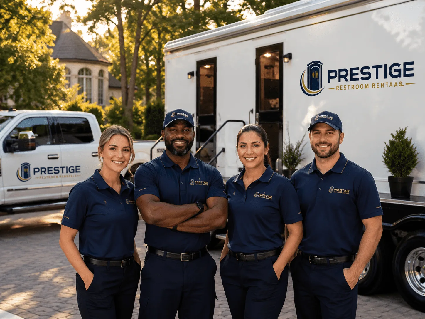 Trusted Luxury Portable Restrooms company in Castell, TX
